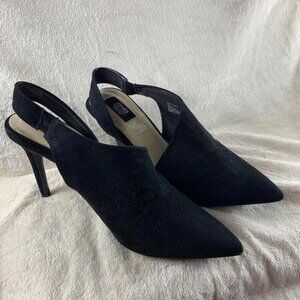 Jones New York Signature Collection Black Suede Heels Chloe Size 9M​​